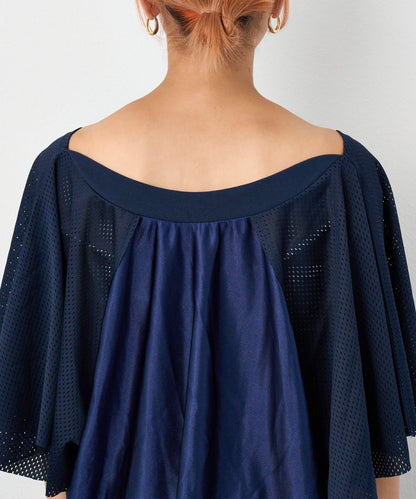 etsinta改良款網紗喇叭袖T恤