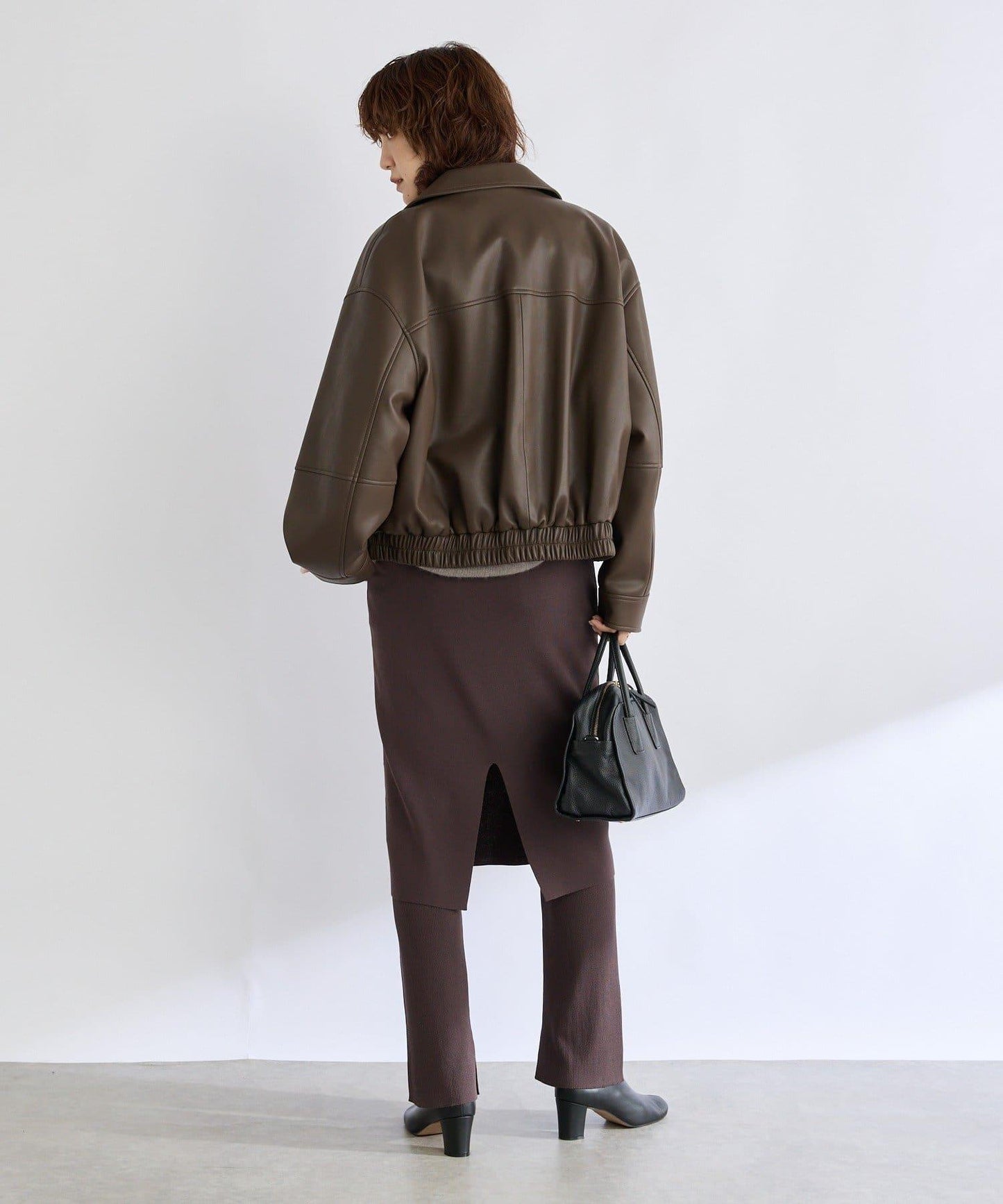 【時尚單品】拼接半身裙針織褲/預計10月下旬發貨