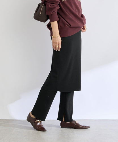 【時尚單品】拼接半身裙針織褲/預計10月下旬發貨
