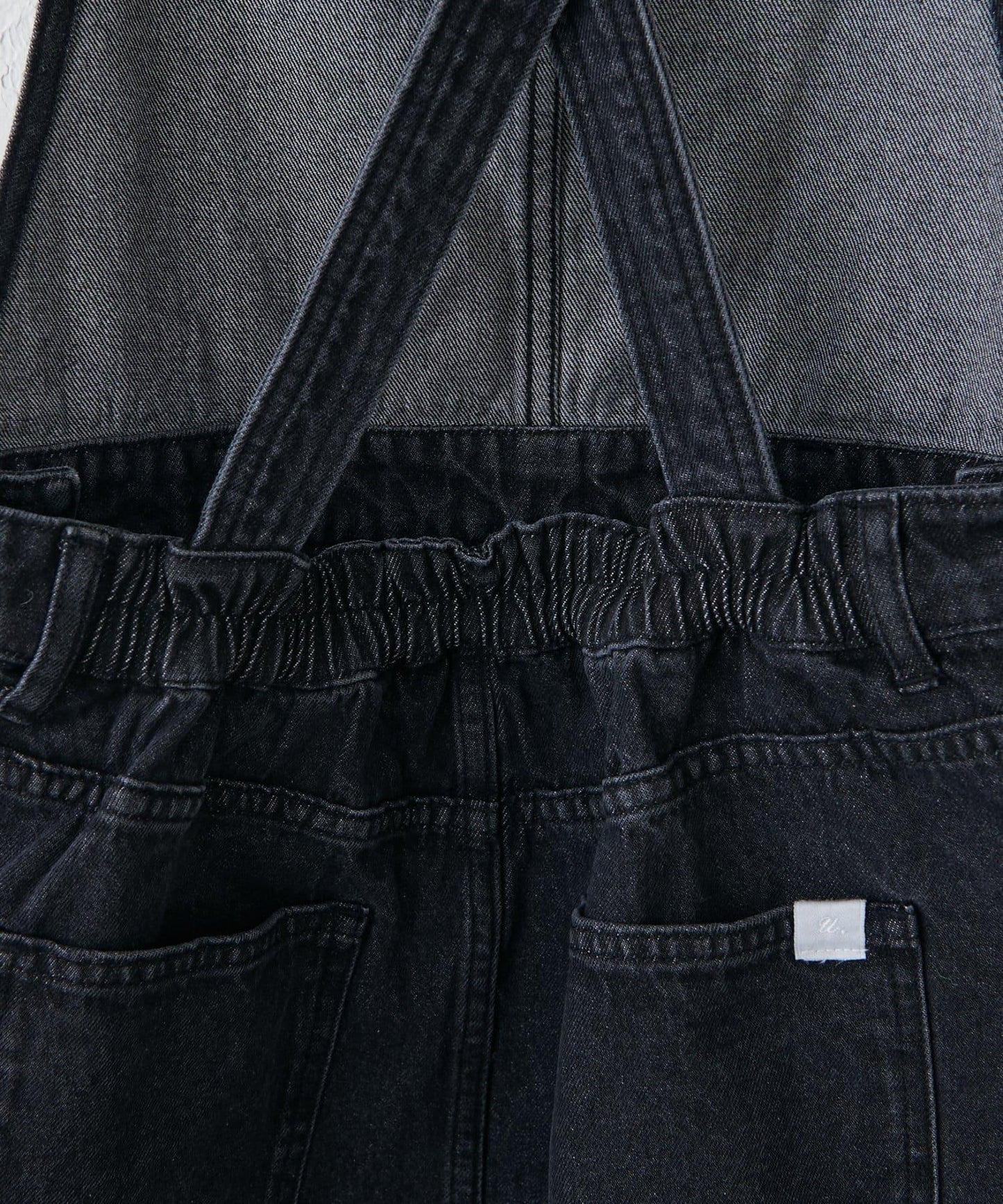 【Discoat】牛仔迷你揹帶裙