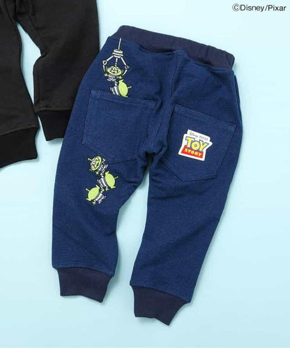 迪士尼角色/玩具總動員 刺繡九分束腳褲