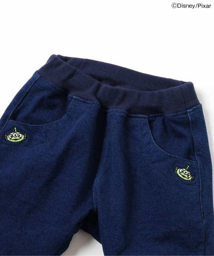 迪士尼角色/玩具總動員 刺繡九分束腳褲