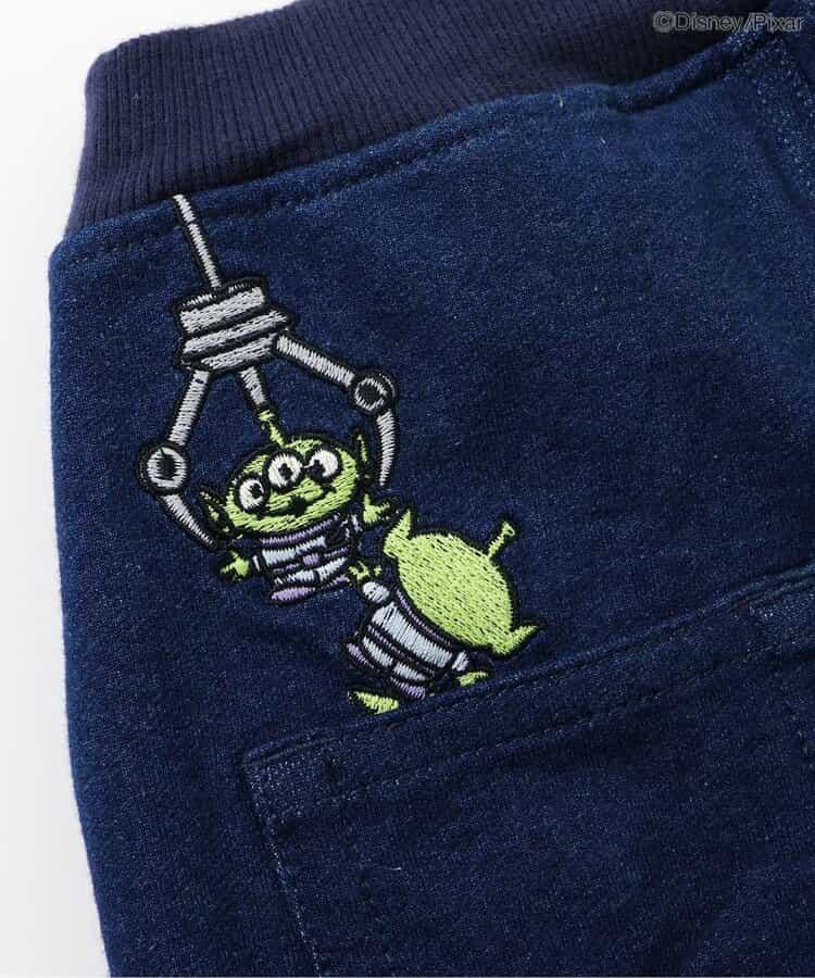 迪士尼角色/玩具總動員 刺繡九分束腳褲