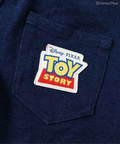 迪士尼角色/玩具總動員 刺繡九分束腳褲