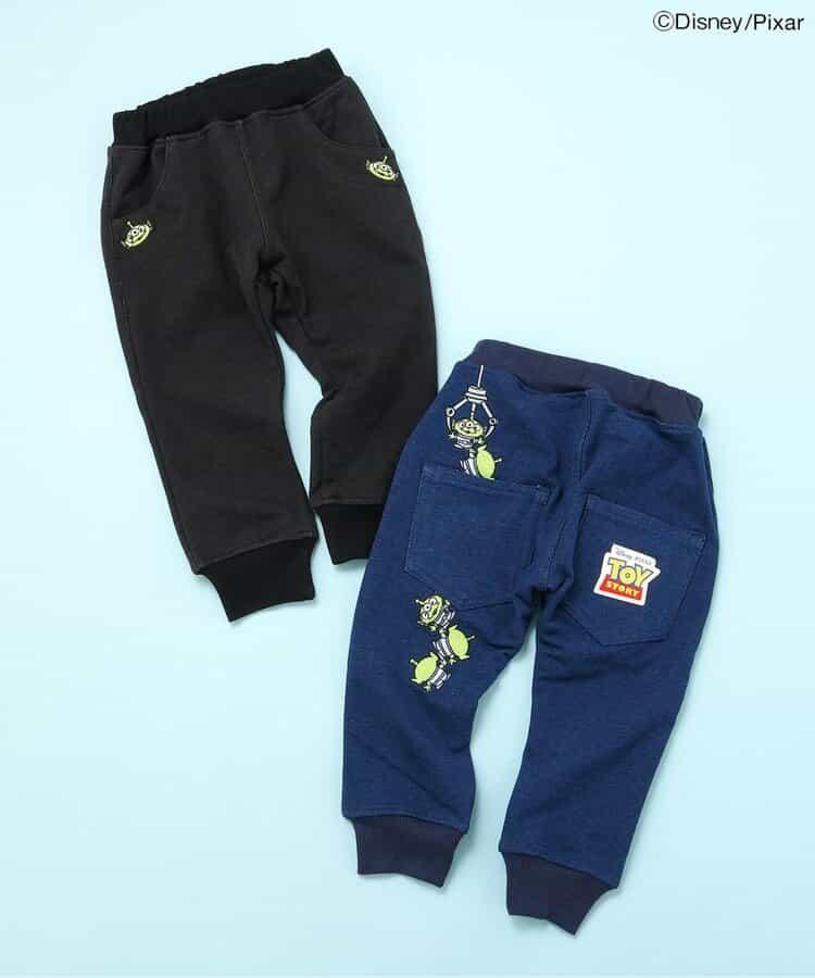 迪士尼角色/玩具總動員 刺繡九分束腳褲