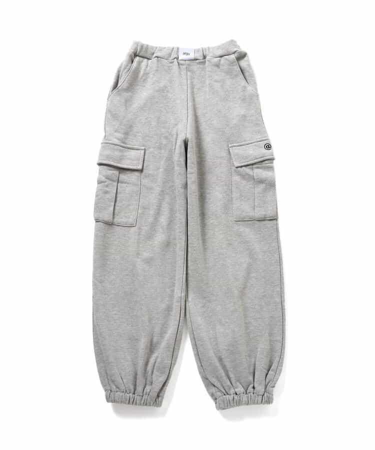 前字母印花衛衣工裝褲