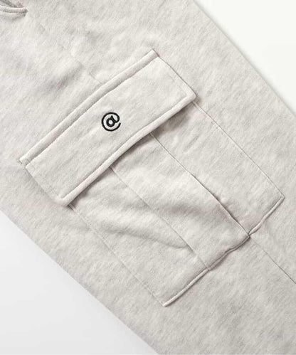 前字母印花衛衣工裝褲