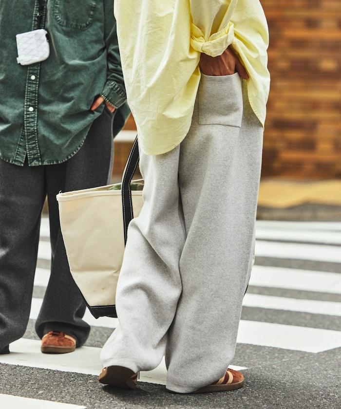 衛衣風格休閒針織長褲