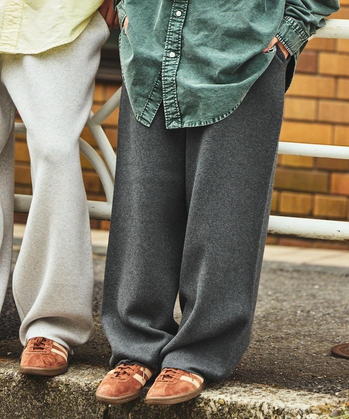 衛衣風格休閒針織長褲