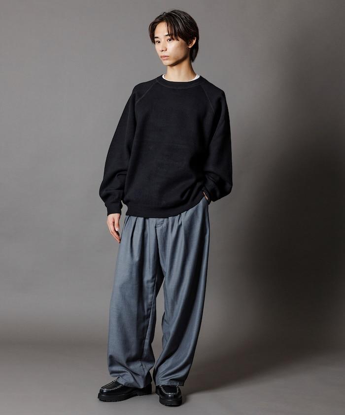 寬鬆版型桶形西裝褲