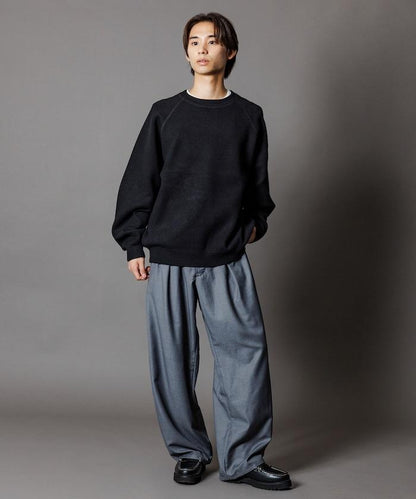 寬鬆版型桶形西裝褲