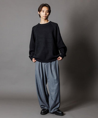 寬鬆版型桶形西裝褲