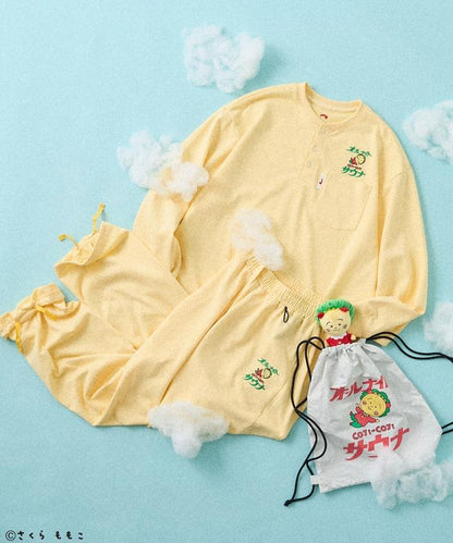 特別款 ALL NIGHT SAUNA KANNAIGI 長袖加絨套裝 附束口揹包