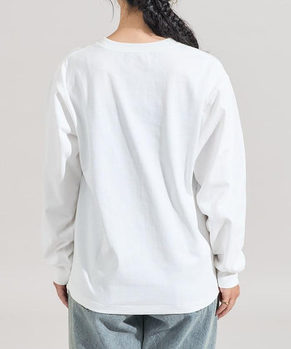 COJI-COJI 海豹丘印花長袖T恤