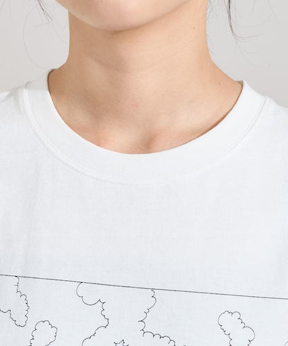 COJI-COJI 海豹丘印花長袖T恤