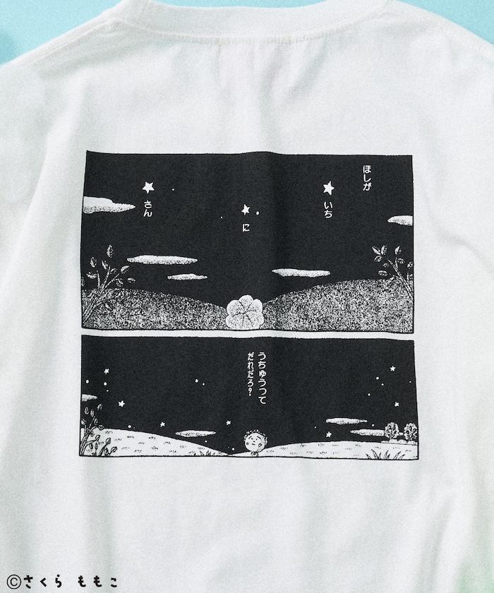 COJI-COJI星空漫畫印花長袖T恤