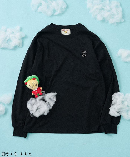 COJI-COJI星空漫畫印花長袖T恤