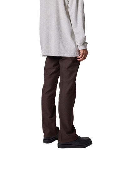 RESEARCHED 5口袋長褲 / 聚酯混紡斜紋