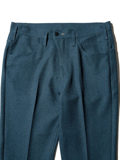 RESEARCHED 5口袋長褲 / 聚酯混紡斜紋