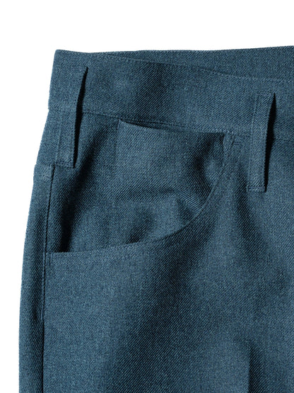 RESEARCHED 5口袋長褲 / 聚酯混紡斜紋