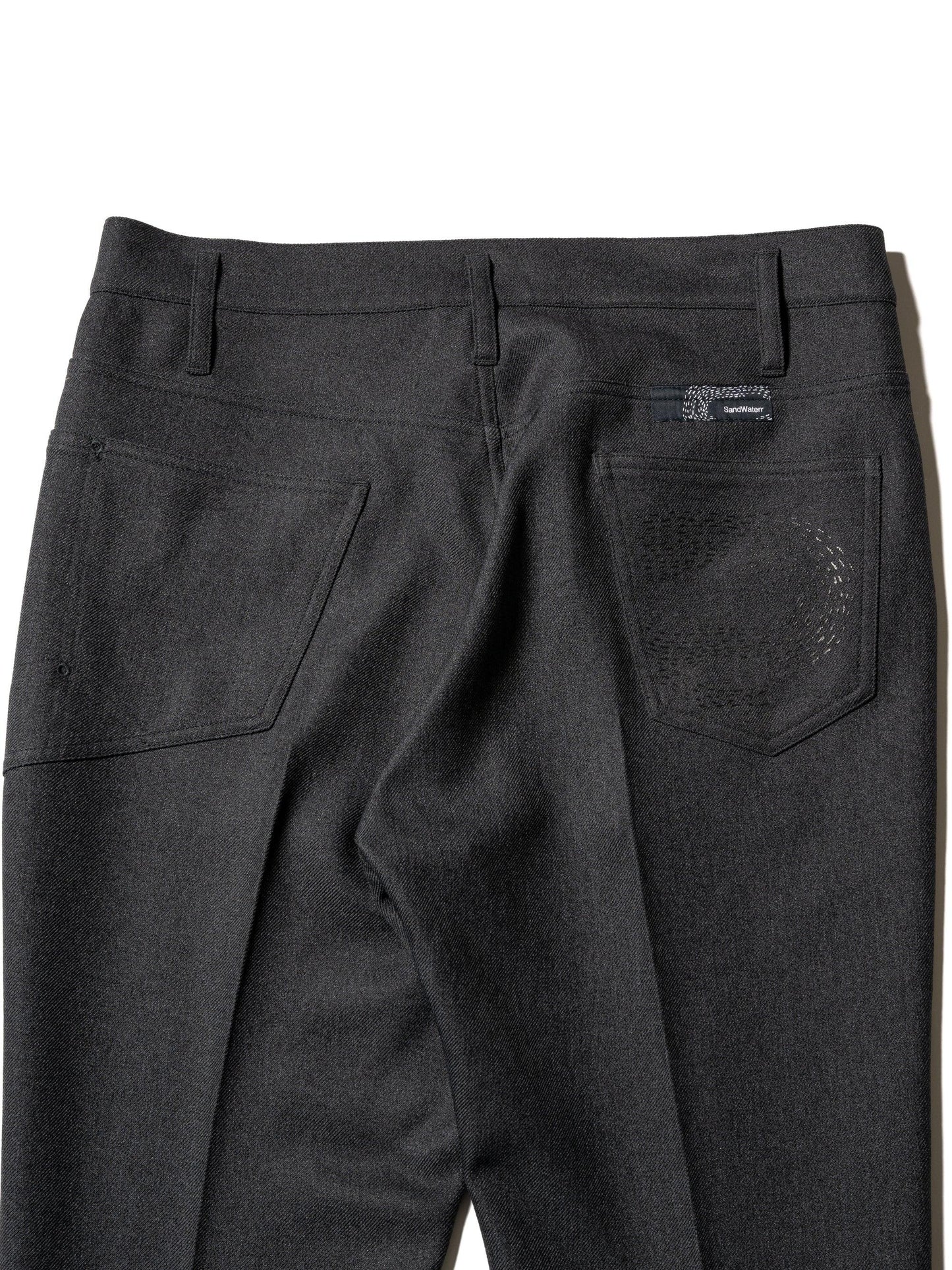 RESEARCHED 5口袋長褲 / 聚酯混紡斜紋