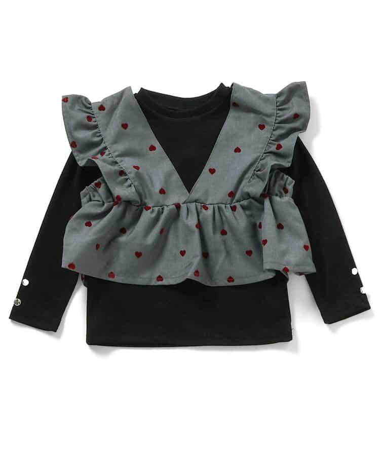 荷葉邊吊帶背心&內搭2件套裝