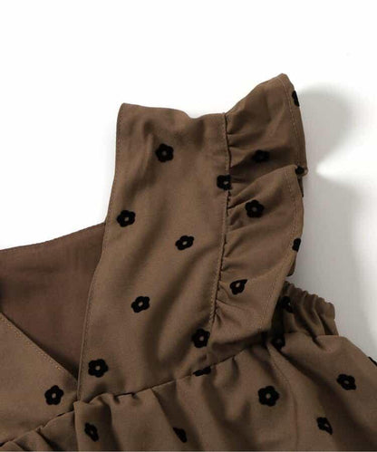 荷葉邊吊帶背心&內搭2件套裝