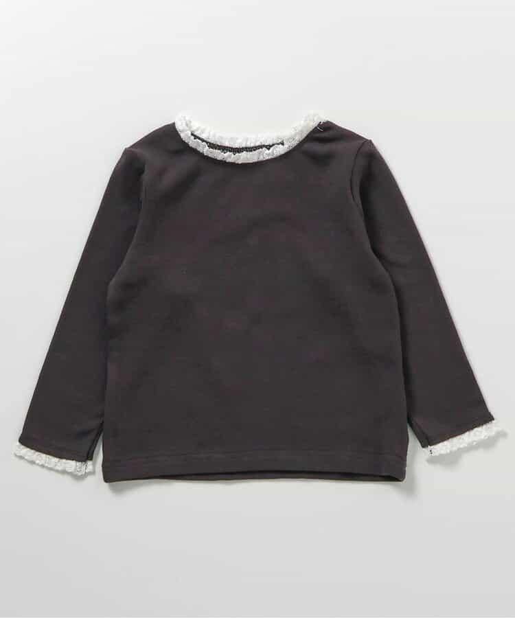 愛心鏤空荷葉邊T恤