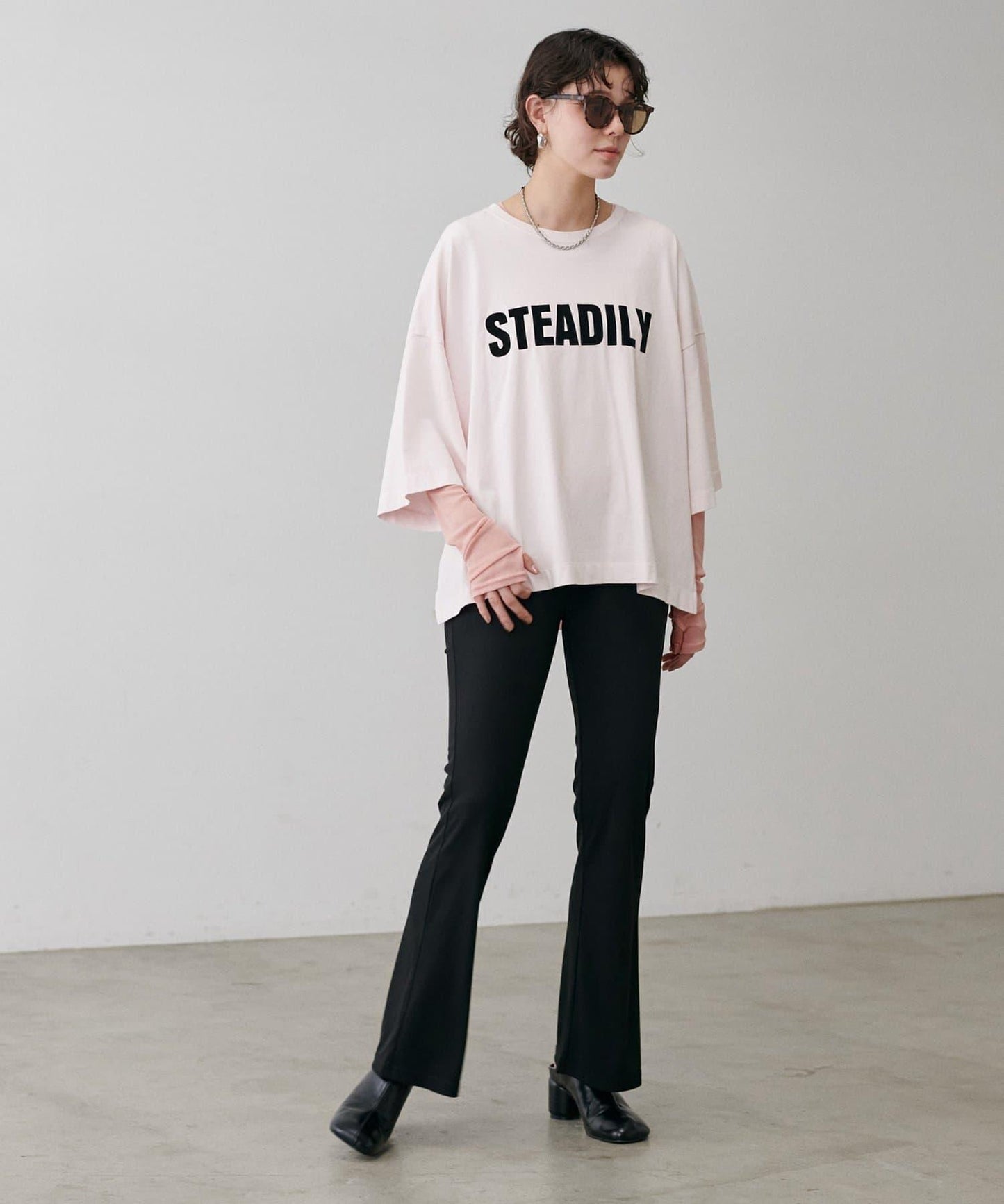 網紗薄紗套頭衫