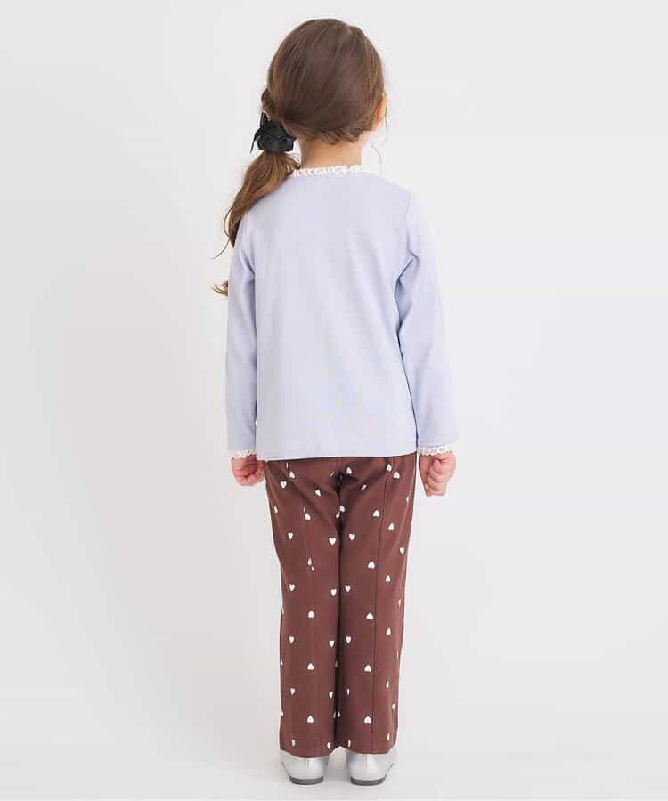 愛心鏤空荷葉邊T恤