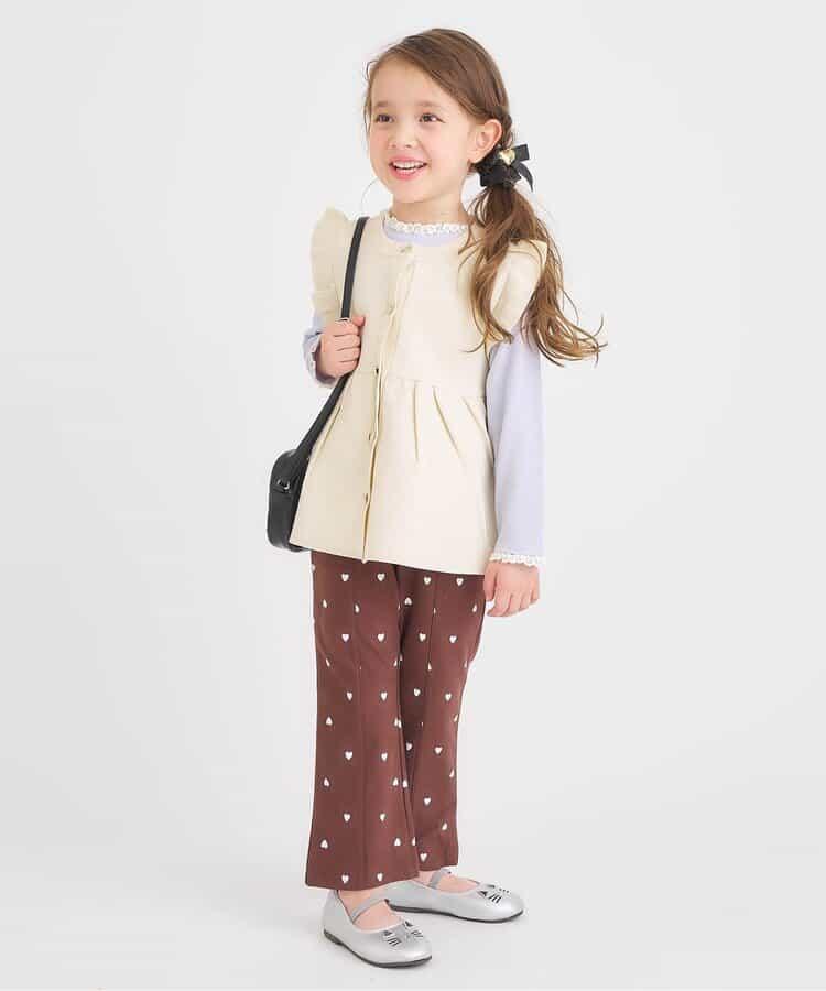 愛心鏤空荷葉邊T恤