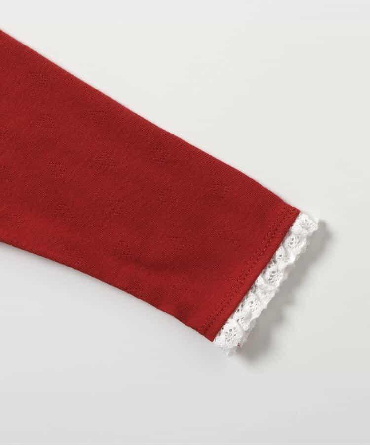 愛心鏤空荷葉邊T恤