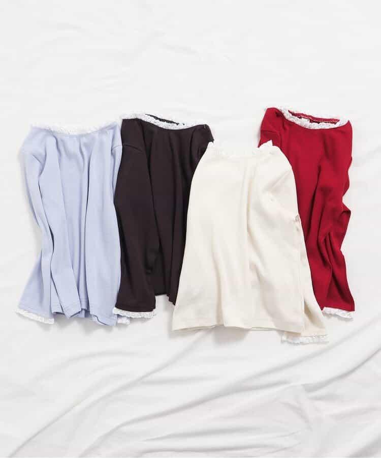 愛心鏤空荷葉邊T恤