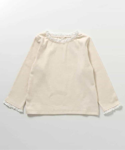 愛心鏤空荷葉邊T恤