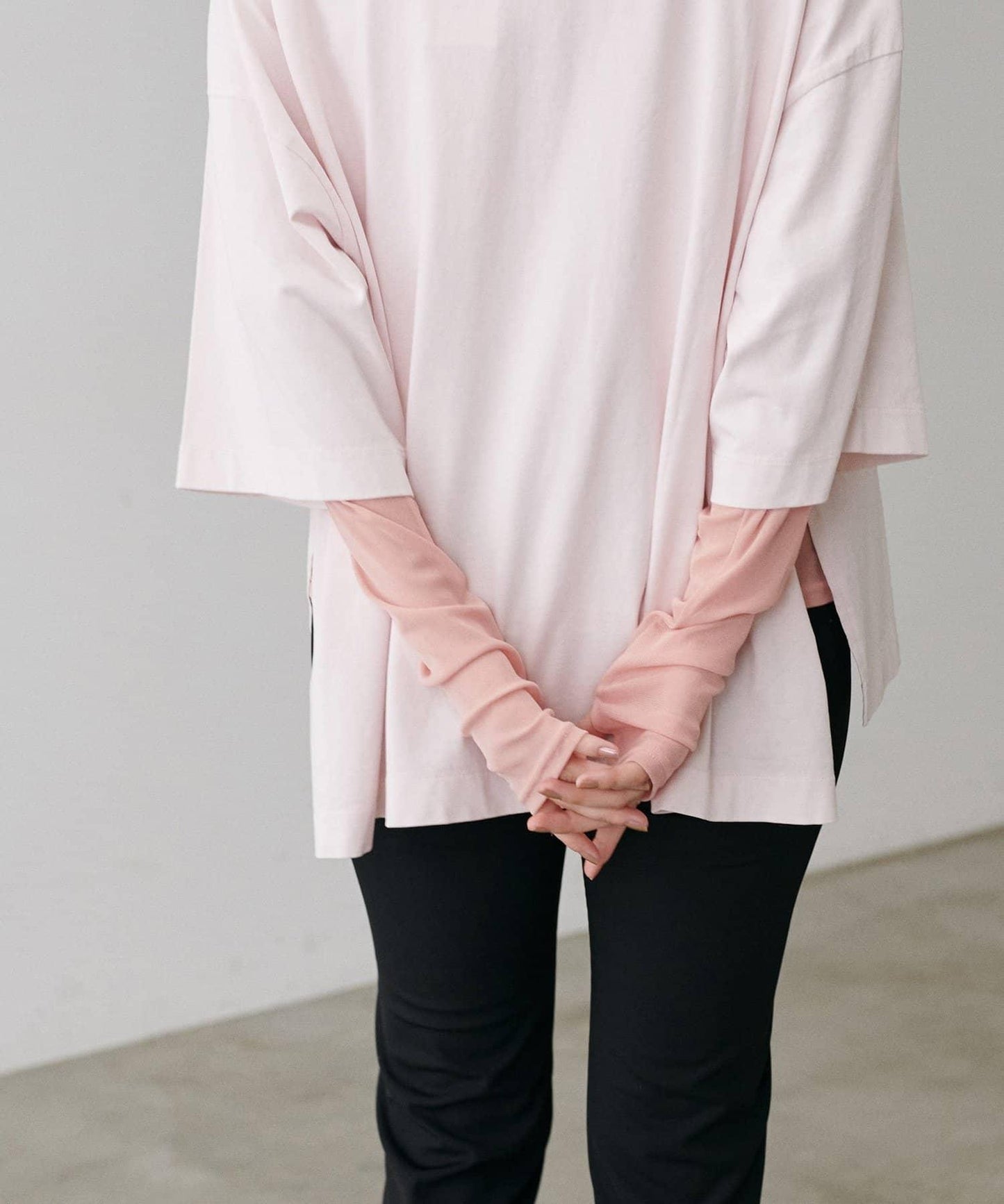 網紗薄紗套頭衫