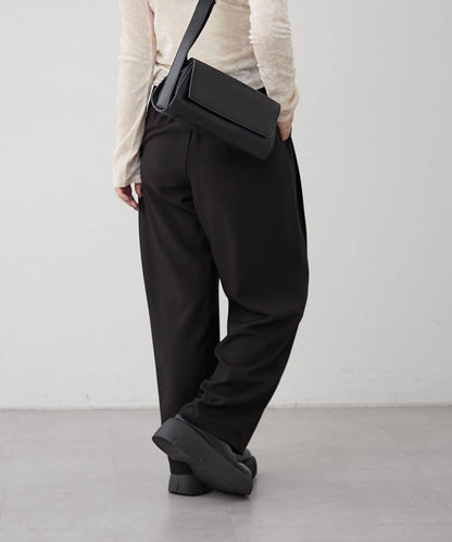 【SET UP對應】雙褶直筒褲