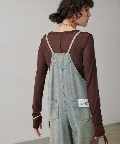 網紗薄紗套頭衫