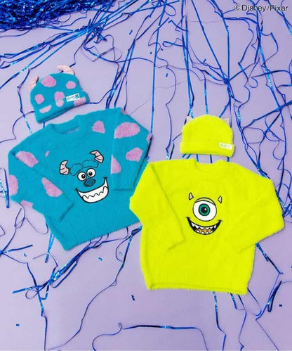 迪士尼角色「麥克」「薩利」/毛絨針織帽