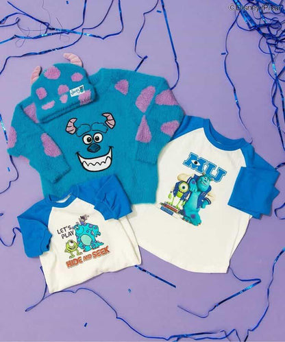 迪士尼角色「麥克」「薩利」/毛絨針織帽