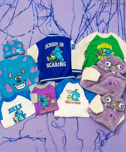 迪士尼角色「麥克」「薩利」/毛絨針織帽