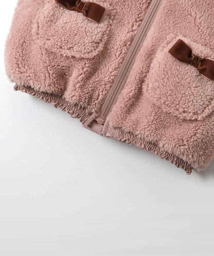 荷葉邊可雙面穿外套