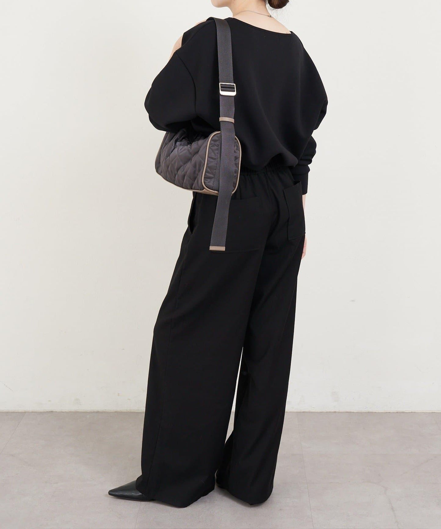 菱格紋迷你單肩包