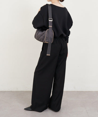 菱格紋迷你單肩包