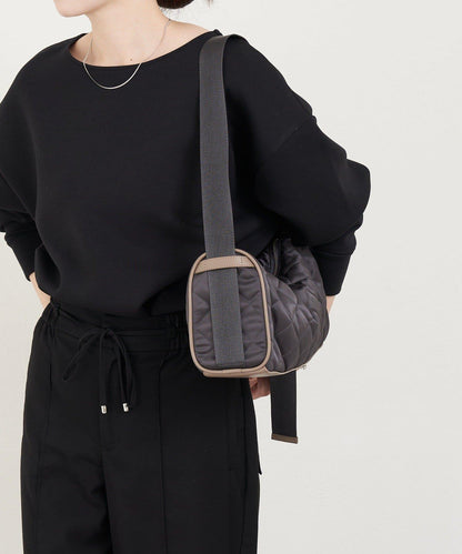 菱格紋迷你單肩包