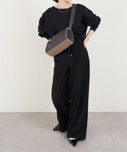 菱格紋迷你單肩包