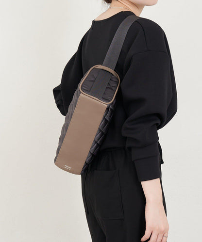 菱格紋迷你單肩包