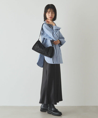 菱格紋迷你單肩包