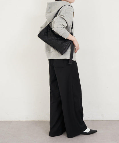 菱格紋迷你單肩包