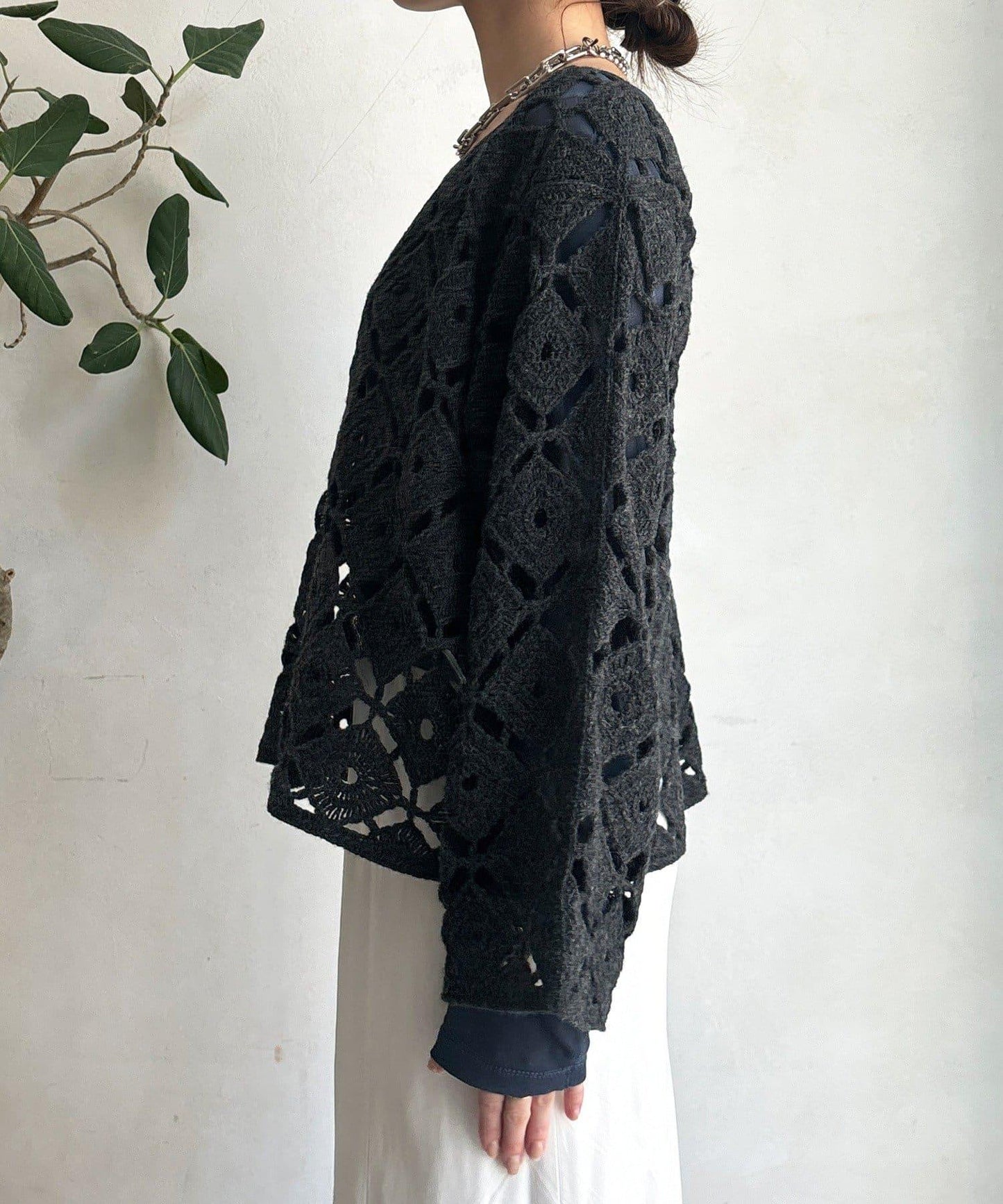 【DouDou】鉤針刺繡套頭衫