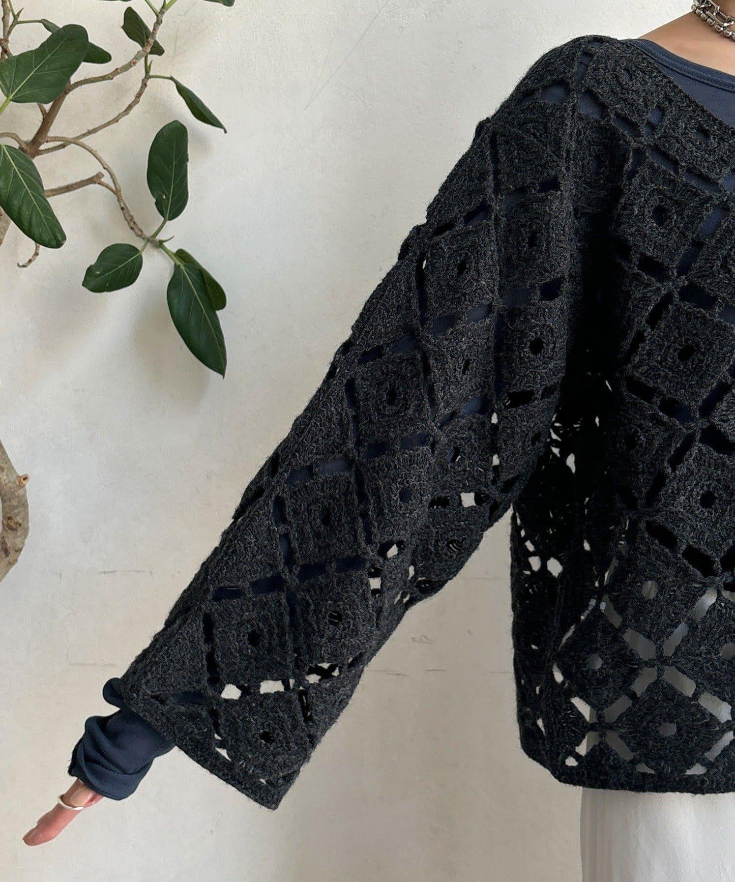 【DouDou】鉤針刺繡套頭衫